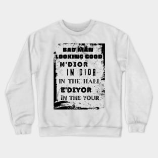 scarcasm text designs Crewneck Sweatshirt